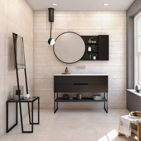 Carrelage en céramique sol et mur | 75x75 cm | Vallée Beige