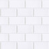 Ceramic wall tile | 10x20 cm | Biseauté White Mat