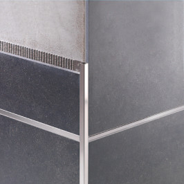 Profil | 1.25x270 cm | Alu Argent Anodisé, Carré