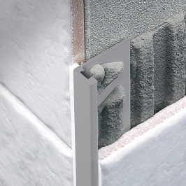 Profile | 1x270 cm | L-Profile Pvc Cement Grey 10mm