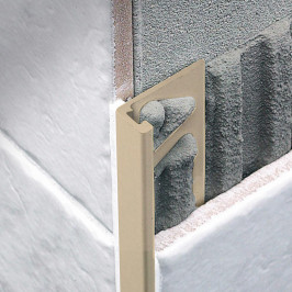 Profiel | 1.25x270 cm | L-Profiel Pvc Donker Beige