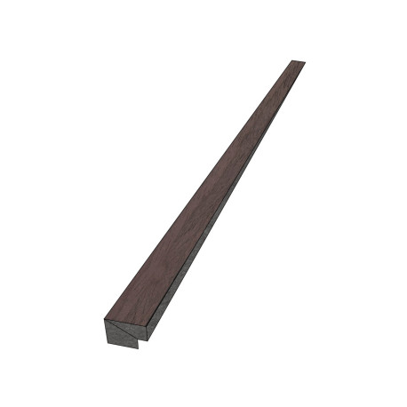Profile | 2.7x270 cm | Acoustic wall panel Ebony End Profile 
