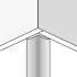Profiel | 1.2x260 cm | Dumawall Aluminium Binnenhoek Black 