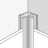 Profiel | 1.6x260 cm | Dumawall Aluminium Hoek Black 