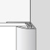 Profiel | 1.5x260 cm | Dumawall Aluminium klik Afboordingsprofiel 