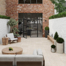 Ceramic terrace Tile | 60x60 cm | Tilestone Vivata Ceppo Ivory Ceramic terrace Tile | 60x60 cm | Tilestone Vivata Ceppo Ivory