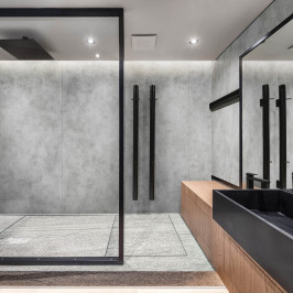 Plaque Murale PVC | 90x260 cm | Dumawall Beton XL