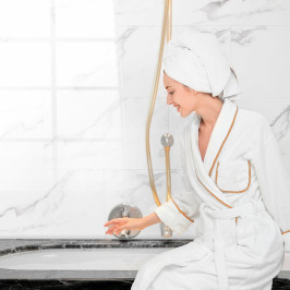 PVC wall panel | 65x37.5 cm | Dumawall Carrara Glossy