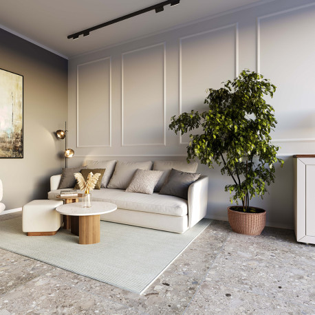 Keramische vloer- en wandtegel | 60x120 cm | Tilestone Gré Grigio
