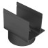 Toebehoren | 6.5x15 cm | Drain Pvc Verbindingsstuk Verticale uitloop 75mm 