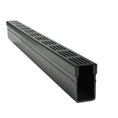 Accessories | 6.5x100 cm | Drain Gutter Slim Black Accessories | 6.5x100 cm | Drain Gutter Slim Black