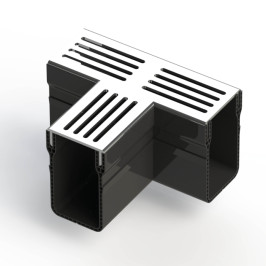 Accessories | 15.6x18.2 cm | Drain Gutter Slim Alu T