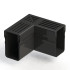 Accessories | 14.9x14.9 cm | Drain Gutter Slim Black Corner 