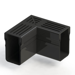 Accessoires | 14.9x14.9 cm | Evacuation Slim Noir Coin