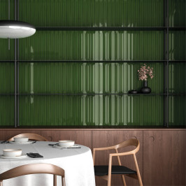 Carreaux muraux en céramique | 5x40 cm | Vitral Axis Forest Reactive