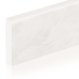 Ceramic skirting boards | 7x120 cm | Tilestone Onyx White