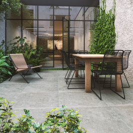 Keramische terrastegel | 60x60 cm | Tilestone Belgian Grey