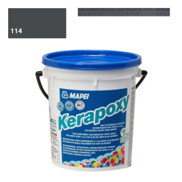 Joint époxy | 20x20 cm | Mapei Kerapoxy 114 Antracite Grey