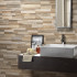 Ceramic wall tile | 15x61 cm | Tilestone 3D Bois Sand