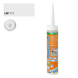 Kit silicone | 6x30 cm | Mapei Mapesil LM 111 Gris Argent
