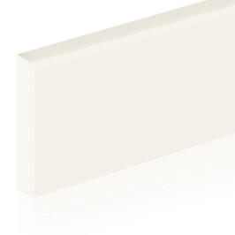 Ceramic skirting boards | 7x120 cm | Ultimate White