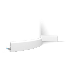 PVC skirting boards | 7.5x200 cm | Orac Decor Cascade Flex