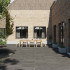 Ceramic terrace Tile | 80x80 cm | Tilestone Belgian Black  Ceramic terrace Tile | 80x80 cm | Tilestone Belgian Black