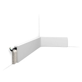 Plinthes en PVC | 10x200 cm | Orac Decor Square Cover RAL9003 Plinthes en PVC | 10x200 cm | Orac Decor Square Cover RAL9003