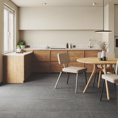 Carrelage en céramique sol et mur | 60.5x60.5 cm | Dinant Dark