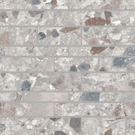 Mosaic on sheet | 30x30 cm | vtwonen Composite Grey Brown Muretto