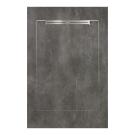 Keramische douchetegel | 90x135 cm | vtwonen Mold Basalt Slope Keramische douchetegel | 90x135 cm | vtwonen Mold Basalt Slope