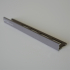 1x1 cm | L-Profiel Betongrafiet 