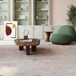 Carrelage en céramique sol et mur | 90x90 cm | Tilestone Vivata Ceppo Sand