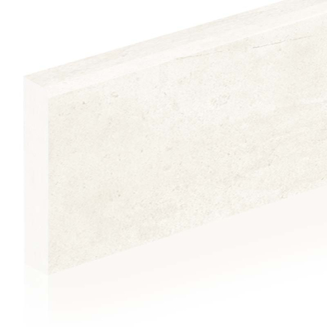 Plinthes en céramique | 8x120 cm | Tilestone Betontec Ivory