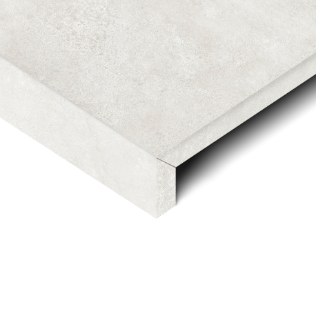 Ceramic swimming pool border | 100x100 cm | Tilestone Beton Ciré Blanc