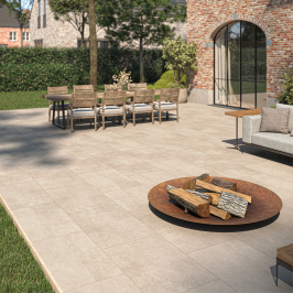 Ceramic terrace Tile | 60x90 cm | Tilestone Soft Gravel Latte