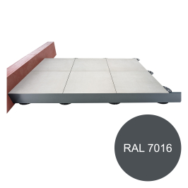 Profile | 9x240 cm | Terrace finishing profile H90 Anthracite