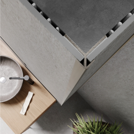 Profile | 2.59x280 cm | Premium Outer corner Profile Silver