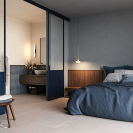 Carrelage en céramique sol et mur | 60x60 cm | Tilestone Cementone Grey