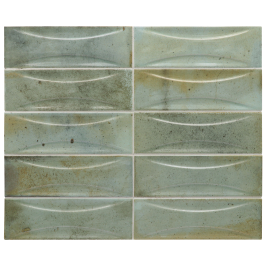 Keramische wandtegel | 6.5x20 cm | Hanoi Celadon Arco Keramische wandtegel | 6.5x20 cm | Hanoi Celadon Arco