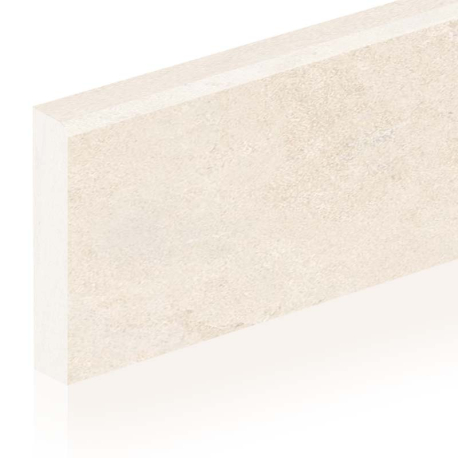 Ceramic skirting boards | 7x120 cm | Tilestone Novalux Crosscut Bone