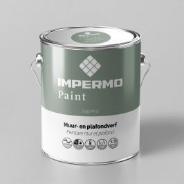 Verf | 18x20 cm | Muur & Plafond - Impermo Paint - Sage Mist Verf | 18x20 cm | Muur & Plafond - Impermo Paint - Sage Mist