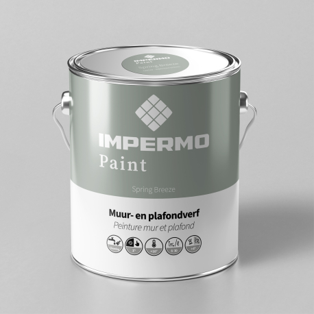Verf | 18x20 cm | Muur & Plafond - Impermo Paint - Spring Breeze
