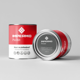 Sample | 5x5 cm | Tester Wall & Ceiling - Impermo Paint - Dark Cement