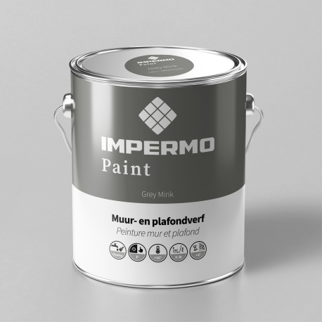 Peinture | 18x20 cm | Mur & Plafond - Impermo Paint - Grey Mink
