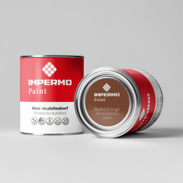 Staal | 5x5 cm | Tester Muur & Plafond - Impermo Paint - Burnt Orange Staal | 5x5 cm | Tester Muur & Plafond - Impermo Paint - Burnt Orange