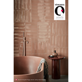 Ceramic wall tile | 7.5x30 cm | vtwonen Shapes Toffee