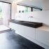 Natuursteen tegel | 60x60 cm | Black Slate natuursteen vloertegel, vloertegels, antraciet, braziliaanse leisteen, impermo