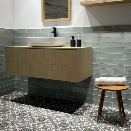 Ceramic floor and wall tile | 15x15 cm | Paul & Jane Belle Epoque Manoir Ceramic floor and wall tile | 15x15 cm | Paul & Jane Belle Epoque Manoir
