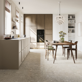 Keramische vloer- en wandtegel | 90x90 cm | Tilestone Vivata Ceppo Ivory Keramische vloer- en wandtegel | 90x90 cm | Tilestone Vivata Ceppo Ivory